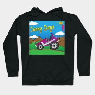 Sunny Days Purple Offroad 4x4 Rock Crawler Truck Hoodie